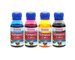 Комплект чернил WWM Canon G1400/ G2400/ G3400, 4x100 мл (C49SET4-2)