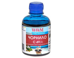 Чернила WWM Canon G1400/ G2400/ G3400, Cyan, 200 г (C49/ C) Чернила WWM Canon G1400/ G2400/ G3400, Cyan, 200 г (C49/ C)
