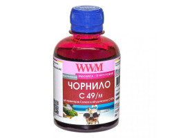Чернила WWM Canon G1400/ G2400/ G3400, Magenta, 200 г (C49/ M)