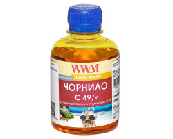 Чернила WWM Canon G1400/ G2400/ G3400, Yellow, 200 г (C49/ Y)
