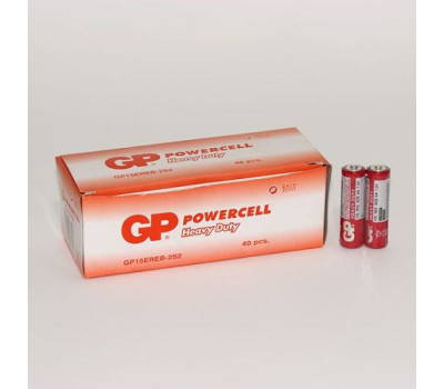 Батарейка R6 (AA) GP Powercell Shrink 15E/ R6 (1.5 В солевая)