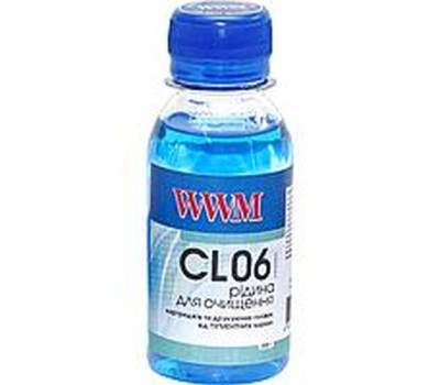 Жидкость промывочная WWM CL06 (синяя, для пигментных чернил, 100мл) Жидкость промывочная WWM CL06 (синяя, для пигментных чернил, 100мл)