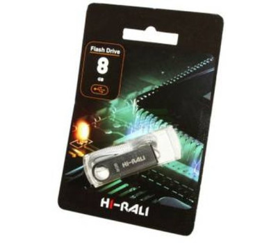 USB Flash Drive 8Gb Hi-Rali Shuttle series Silver / HI-8GBSHSL USB Flash Drive 8Gb Hi-Rali Shuttle series Silver / HI-8GBSHSL