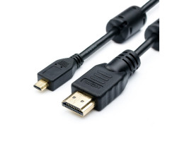 Кабель HDMI > HDMI micro, 3.0m Atcom, Black, Blister (RH-Z1185B) (15269)