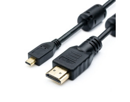 Кабель HDMI > HDMI micro, 3.0m Atcom, Black, Blister (RH-Z1185B) (15269) Кабель HDMI > HDMI micro, 3.0m Atcom, Black, Blister (RH-Z1185B) (15269)