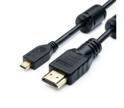 Кабель HDMI > HDMI micro, 3.0m Atcom, Black, Blister (RH-Z1185B) (15269) Кабель HDMI > HDMI micro, 3.0m Atcom, Black, Blister (RH-Z1185B) (15269)