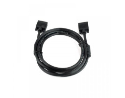 Кабель удлинитель VGA - 1.8м Cablexpert HD15M / HD15F,двойное экранир, с 2-мя ферит, 1.8м /  CC-PPVGAX