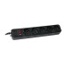 Фильтр сетевой 4.5м Maxxtro SPM5-G-15B 5 розеток, черный