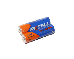 Батарейка AA (LR6), щелочная, PKCELL, 1.5V, Shrink (LR6-2S)