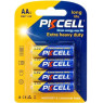 Батарейка AA (R6), солевая, PKCELL, 1.5V, Blister (R6P-4B)