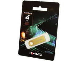 USB Flash Drive 4Gb Hi-Rali Shuttle series Gold / HI-4GBSHGD USB Flash Drive 4Gb Hi-Rali Shuttle series Gold / HI-4GBSHGD
