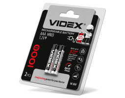 Аккумулятор AAA, 1000 mAh, Videx,1.2V, Blister, за 1шт.