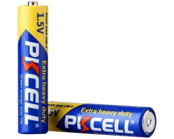 Батарейка AAA (R03), солевая, PKCELL, 1.5V, Blister (R03P-2B)