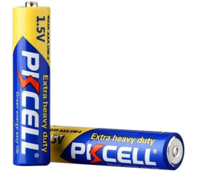 Батарейка AAA (R03), солевая, PKCELL, 1.5V, Blister (R03P-2B)
