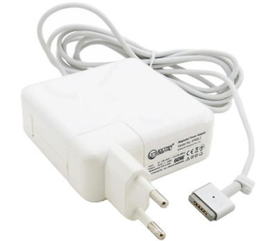 Блок питания Extradigital для ноутбуков Apple MacBook Pro, 60W, 16.5V, 3.65A, MagSafe2 (PSA3829)
