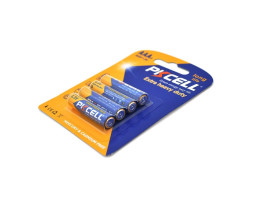 Батарейка AAA (R03), солевая, PKCELL, 1.5V, Blister (R03P-4B)