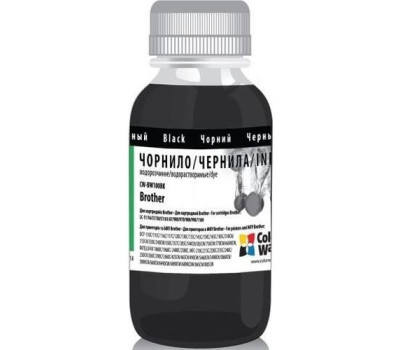 Чернила ColorWay Brother LC-11/ 16/ 37/ 38/ 57/ 61/ 67/ 900/ 970/ 980/ 990/ 1100, Black, 100 мл (CW-BW100BK01)