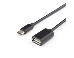 Кабель USB 2.0 - 0.1m AF/ Type-C OTG ATcom, черный, пакет (14716) Кабель USB 2.0 - 0.1m AF/ Type-C OTG ATcom, черный, пакет (14716)