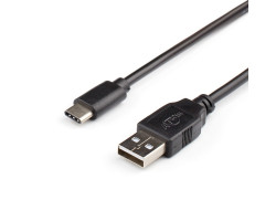Кабель USB 2.0 - 0.8m AM/ Type-C Atcom, черный (12773)
