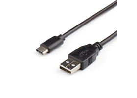 Кабель USB 2.0 - 0.8m AM/ Type-C Atcom, черный (12773)