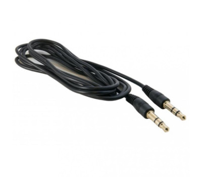 Кабель аудио DC3.5 (mini-jack 3.5 папа-папа), Extradigital, 1.5m, Black, blister (KBA1681)