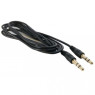 Кабель аудио DC3.5 (mini-jack 3.5 папа-папа), Extradigital, 1.5m, Black, blister (KBA1681)