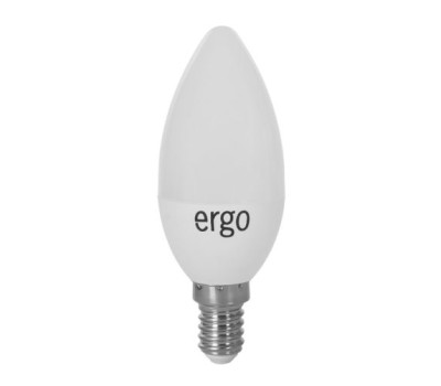 Лампа ERGO Standard C37 E27 6W 220V Тепл.Бел. 3000K Мат. н/ Дим. Лампа ERGO Standard C37 E27 6W 220V Тепл.Бел. 3000K Мат. н/ Дим.