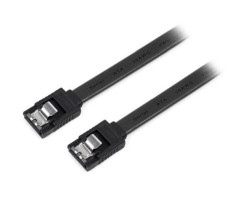 Кабель SATA 3.0 - 0.5m загнутый с защелкой 														
