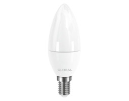 Лампа Maxus LED C37 CL-F 5W 4100K 220V, цоколь E14,AP Лампа Maxus LED C37 CL-F 5W 4100K 220V, цоколь E14,AP