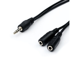 Переходник аудио 3.5mm(папа) > 2xDC 3.5mm(мама) 0.1m ATcom (16850) Переходник аудио 3.5mm(папа) > 2xDC 3.5mm(мама) 0.1m ATcom (16850)