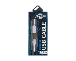 Кабель удлинитель USB 2.0 - 0.8 m AM/ AF ATcom, белый (3788)-foto2