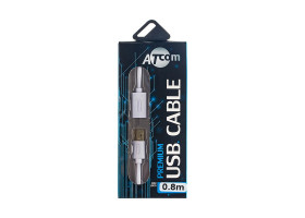 Кабель удлинитель USB 2.0 - 0.8 m AM/ AF ATcom, белый (3788)-foto2