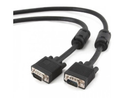 Кабель VGA 3.0m Cablexpert VGA3+ 9C HD15M, двойное экранир., с 2-мя феритами, (CC-PPVGA-10-B) Кабель VGA 3.0m Cablexpert VGA3+ 9C HD15M, двойное экранир., с 2-мя феритами, (CC-PPVGA-10-B)