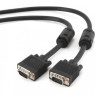 Кабель VGA 3.0m Cablexpert VGA3+ 9C HD15M, двойное экранир., с 2-мя феритами, (CC-PPVGA-10-B)