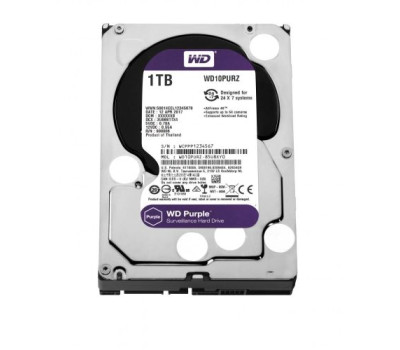 Жесткий диск 3.5&Prime; 1Tb Western Digital Purple, SATA3, 64Mb, 5400 rpm (WD10PURZ)