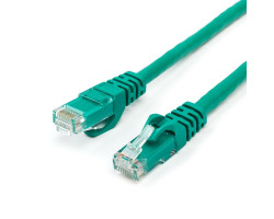 Патч-корд UTP литой 3.0m ATcom зеленый, кат.6, 1 Гб/ с (9411)