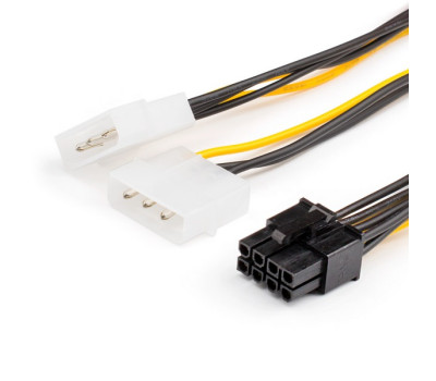 Переходник питания ATcom 8pin to 2molex для ВИДЕОКАРТ (8604) Переходник питания ATcom 8pin to 2molex для ВИДЕОКАРТ (8604)