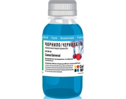 Чернила ColorWay Canon Universal, Cyan, 100 мл (CW-CW110C01)														