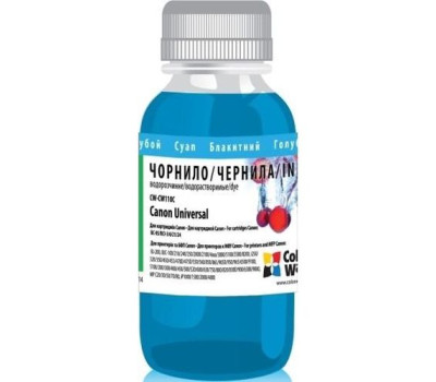 Чернила ColorWay Canon Universal, Cyan, 100 мл (CW-CW110C01) Чернила ColorWay Canon Universal, Cyan, 100 мл (CW-CW110C01)