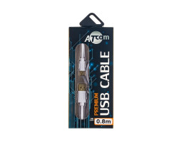 Кабель USB 2.0 - 0.8m AM/ Mini USB (5 pin), ATcom (3793)-foto2