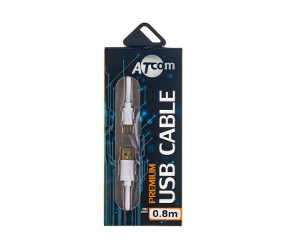 Кабель USB 2.0 - 0.8m AM/ Mini USB (5 pin), ATcom (3793) Кабель USB 2.0 - 0.8m AM/ Mini USB (5 pin), ATcom (3793)