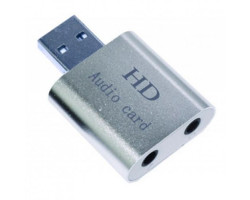 Звуковая карта USB 2.0, 7.1, Dynamode C-Media 108 Silver, 90 дБ, (USB-SOUND7-ALU)