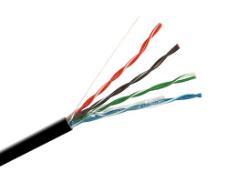 Кабель UTP Atcom Standard внешняя прокладка, CCA, 4x2x0,5 мм, бухта 305 м (10699) (за 1 метр)