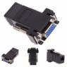 Пассивный удлинитель VGA, RJ-45 to VGA(male) & RJ-45 to VGA (female) Q100