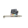 Звуковая карта Manli, PCI-E 1x, 32-bit, 6-Channels (M-CMI8738-PCI-E-6CH) (Bulk)