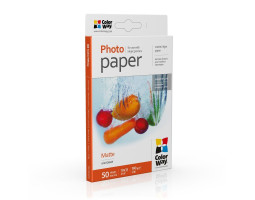 Фотобумага A6 (10x15) ColorWay, матовая, 190 г/ м2,  (PM1900504R), 50л.