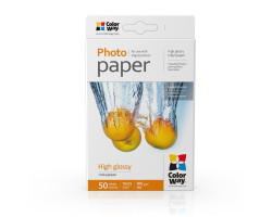 Фотобумага A6 (10x15) ColorWay, глянцевая, 180 г/ м2, (PG1800504R) 50 л 