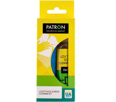 Набор чистящий Patron, для TFT/ LCD:: спрей 100 мл, микроволокно 20 х 20 см (F3-017)