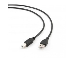 Кабель USB 2.0 - 3.0m AM/ BM Cablexpert, черный CCP-USB2-AMBM-10 Кабель USB 2.0 - 3.0m AM/ BM Cablexpert, черный CCP-USB2-AMBM-10