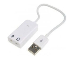 Звуковая карта USB 2.0, 7.1, Dynamode C-Media 108 White, 90 дБ, Box (USB-SOUND7-WHITE)